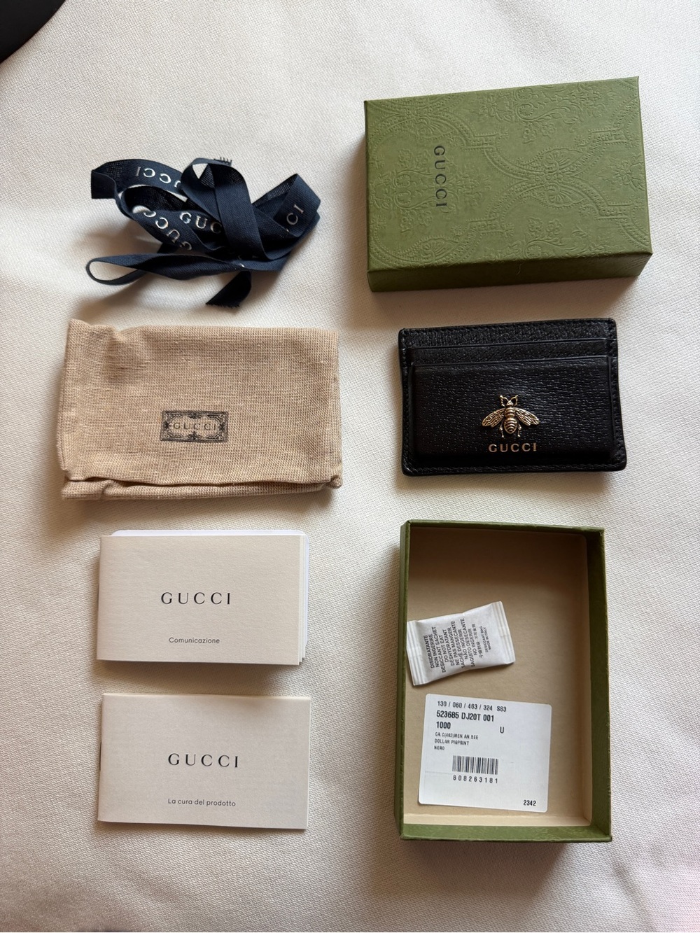 Limited Edition Gucci Animalier Card Holder - Picture 9 of 10